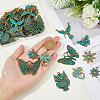 SUPERFINDINGS 42Pcs 7 Style Zinc Alloy Pendants FIND-FH0008-39-3