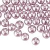 10mm About 100Pcs Glass Pearl Beads Thistle Tiny Satin Luster Loose Round Beads in One Box for Jewelry Making HY-PH0001-10mm-046-2