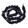 Natural Tiger Eye Beads Strands G-S374-003G-2