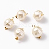 Acrylic Imitation Pearl Pendants PALLOY-JF00573-1