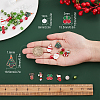 SUNNYCLUE DIY Christmas Bracelet Making Kit DIY-SC0019-51-3