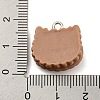 Cookies Theme Imitation Food Resin Pendants X-RESI-B021-02A-02-3