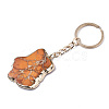 Natural Regalite/Imperial Jasper/Sea Sediment Jasper Keychain G-N0326-002E-2