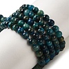 Dyed Natural Tiger Eye Beads Strands G-G102-A02-01-1