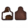 Eco-Friendly Cowhide Leather Big Pendants FIND-N049A-09A-09-2