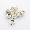 Brass Rhinestone Spacer Beads X-RB-A020-7mm-01S-1