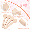 Gorgecraft 4Pcs Beechwood Spoon Mold DIY-GF0005-09-4