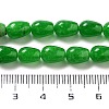 Natural Malaysia Jade Dyed Beads Strands G-B106-A09-01-5