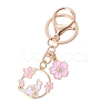 Alloy Enamel Pendants Keychain KEYC-PW0002-102A-3