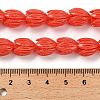 Synthetic Coral Dyed Carved Beads Strands CORA-P004-01A-4