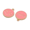 Alloy Enamel Pendants ENAM-XCP0001-45B-02-2