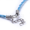 Mixed Color Imitation Leather Necklace Cords X-NCOR-R026-M-4