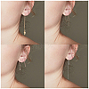 ARRICRAFT 6 Pairs 3 Colors Rack Plating Brass Stud Earring Findings KK-AR0002-39-4
