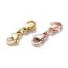 3Pcs 3 Colors 304 Stainless Steel Double Lobster Claw Clasps STAS-YW0001-52B-2