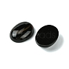 Natural Black Agate Cabochons G-L601-03B-02-2