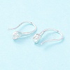 925 Sterling Silver Earring Hooks STER-P047-02S-4