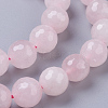 Natural Rose Quartz Beads Strands X-G-D840-20-10mm-3