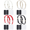 ANATTASOUL 4 Sets 4 Colors Elastic Polyester Shoelace Bands FIND-AN0001-04-1