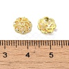 Rack Plating Brass Beads Caps KK-B088-02B-G-3