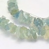 Rough Raw Natural Aquamarine Beads Strands G-K202-33B-3