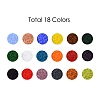 48000PCS 18 Colors 12/0 Grade A Round Glass Seed Beads SEED-JP0012-03-2mm-2