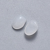 Spray Painted Imitation Jade Glass Charms GLAA-R211-05-J11-2