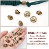 Unicraftale 10Pcs Helmet Alloy Beads FIND-UN0002-99-5