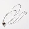 Tibetan Style Alloy Pendant Necklaces NJEW-JN01622-2