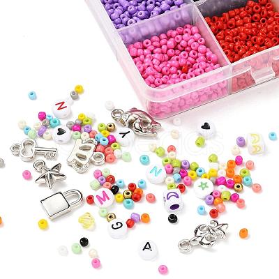 4500Pcs 3mm Glass Seed Beads DIY-YW0002-76-1