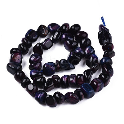 Natural Tiger Eye Beads Strands G-S374-003G-1