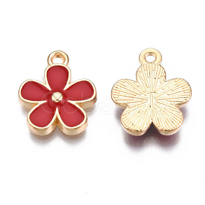 Alloy Enamel Pendants X-ENAM-Q446-007-RS-1