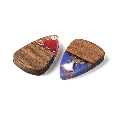 Resin & Wood Pendants WOOD-S061-02J-1