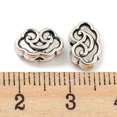 Tibetan Style Alloy Beads PALLOY-F307-09AS-1