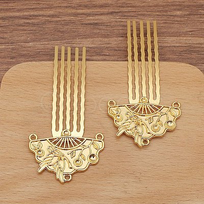 Alloy Hair Comb Finding PW-WG7CF42-02-1