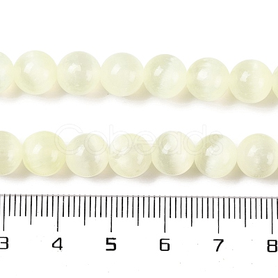 Natural Selenite Beads Strands G-C142-01A-05-1