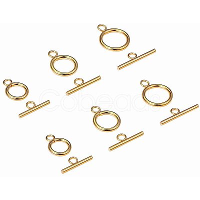 304 Stainless Steel Toggle Clasps STAS-PH0018-81-1