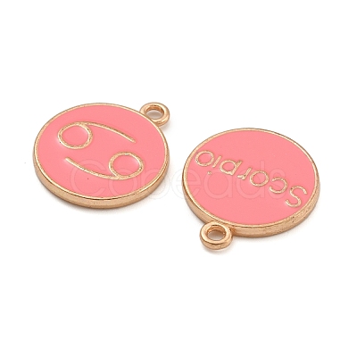 Alloy Enamel Pendants ENAM-XCP0001-45B-02-1