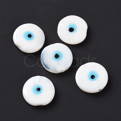 Handmade Evil Eye Lampwork Beads LAMP-E026-01H-1