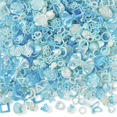 Opaque ABS Plastic Beads FIND-TAC0016-33B-1