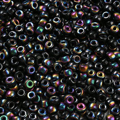 Iris Glass Seed Beads SEED-Z001-C-D08-1