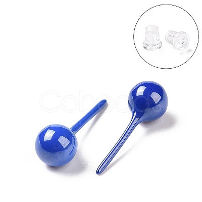 Hypoallergenic Bioceramics Zirconia Ceramic Stud Earrings EJEW-Z023-13B-1