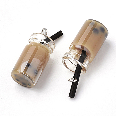 Glass Bottle Pendants CRES-N017-03A-1