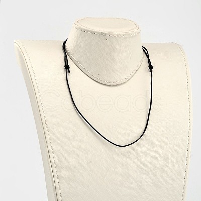 Adjustable Cowhide Leather Cord Necklace Making NJEW-JN01489-1