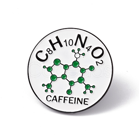 Word Caffeine Enamel Pin JEWB-A005-02-01-1