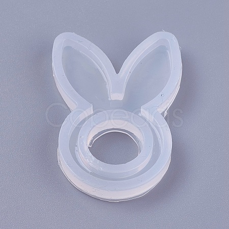 Transparent DIY Ring Silicone Molds DIY-WH0128-05A-1