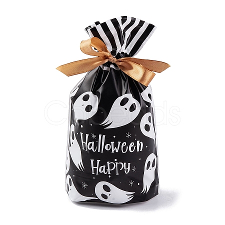 50Pcs Rectangle Halloween Candy Plastic Bags ABAG-U001-01R-1
