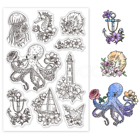 Custom PVC Plastic Clear Stamps DIY-WH0448-0638-1