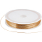 Beebeecraft Eco-Friendly Copper Wire, Round Beading Wire for Jewelry Making, Long-Lasting Plated, Real 18K Gold Plated, 26 Gauge, 0.4mm, about 262.47 Feet(80m)/Roll