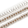 Brass Rhinestone Strass Chains CHC-T006-01H-1