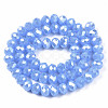 Electroplate Glass Beads Strands EGLA-A034-J8mm-A11-3